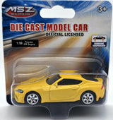 Mașină model metalic precisă 1:58 Toyota Supra [SUA] cu amortizoare
