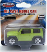 Mașină model metalic precisă 1:48 Suzuki Jimny cu amortizoare