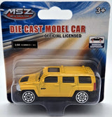 Mașină model metalic precisă 1:64 Hummer H3 cu amortizoare