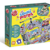 Rz6603 Gyermek Puzzle, Forgalmas város, 11 db, Claudio Reig
