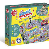 Rz6603 Gyermek Puzzle, Forgalmas város, 11 db, Claudio Reig