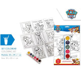 Paw Patrol Комплект За Оцветяване С Водни Бои Kids Licensing