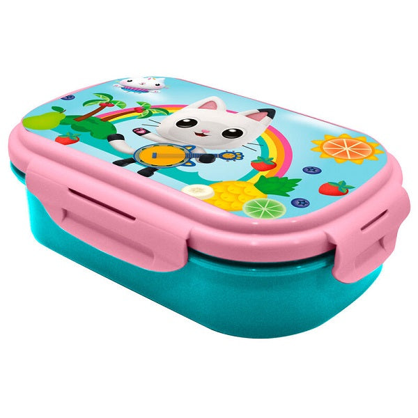 Gabby babaháza uzsonnás doboz evőeszközökkel, Kids Licensing