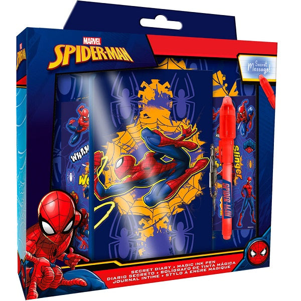 Pókember Napló Varázstollal+matricák Kids Licensing