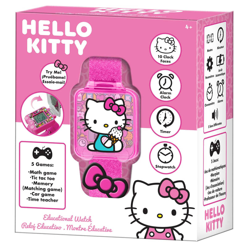 Hello Kitty Digitális Óra Játékokkal Kids Licensing
