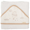 Хавлия С Качулка Noe 100x100 White Linen Bimbidreams