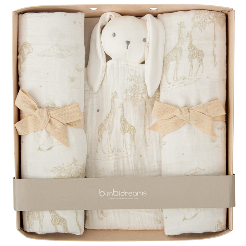 Подаръчен Комплект Noe White Linen Bimbidreams