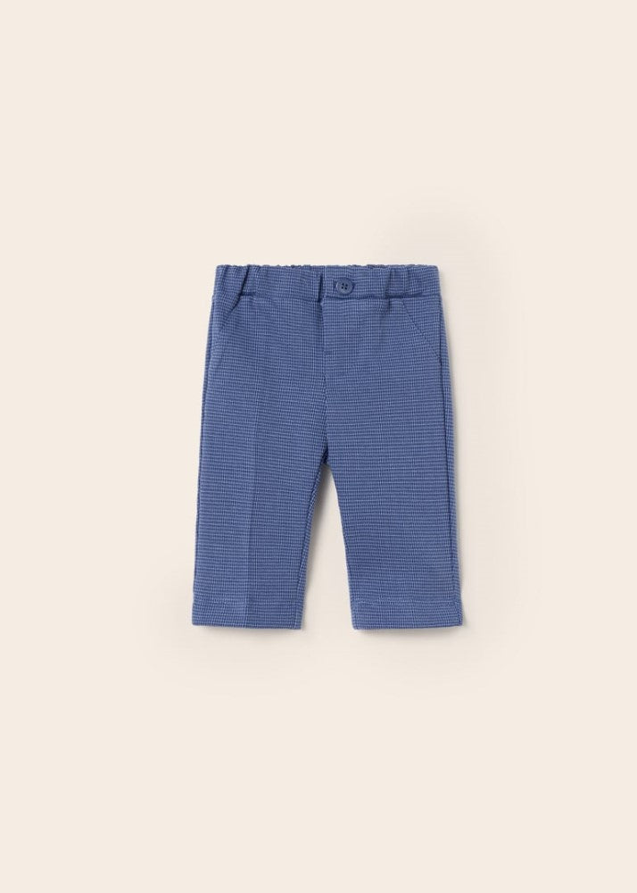 Pantaloni lungi din tricot albaștri 18M.