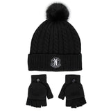 Комплект Шaпка И Ръкавици Black Cerda