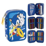 Несесер 3 Ципа Пълен Sonic Cerda