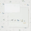 Чаршафи 3бр За Люлка Trex 50x80 White Green Bimbidreams