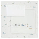 Lepedő 3 db babakocsiba Trex 40x80 White Green Bimbidreams