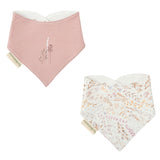 Nyálkendő Bandana 2db Niza 43x21 Fehér Lila Bimbidreams