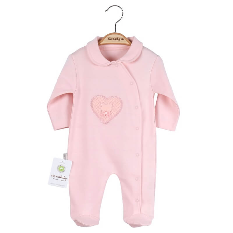 U4750 Гащеризон Сърце Розов 3 М Ciccim Baby