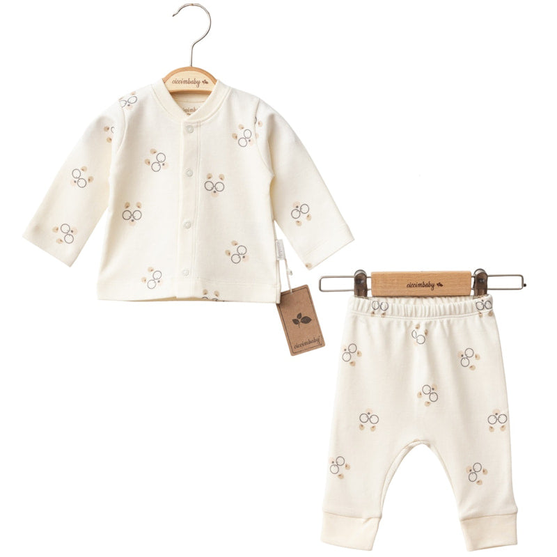 U5106 New Ages Пижама Бежов 0м Ciccim Baby