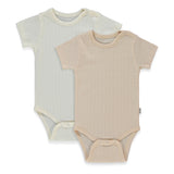 T4131 Боди К.р. 2 Бр. Basic 26 12 18m 86cm Ecru Bebetto