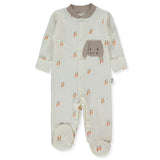 T4180 Гащеризон Baby Carrot 3 6m 68cm Ecru Bebetto