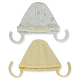 C1191 Шапка 2 Бр. Bloom 0 6m 43cm Yellow Bebetto