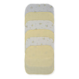 C1217 Кърпи 6 Бр. Bloom 20x20cm Yellow Bebetto