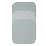 C1212 Кърпи 3 Бр. Flower Garden 20x20cm Mint Bebetto