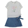 K5320 К Кт 2ч. Flower Girl 12 18m 86cm Blue Bebetto