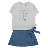 K5320 К Кт 2ч. Flower Girl 24 36m 98cm Blue Bebetto