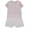 F1477 Пижама 2 Ч. Happy Animal 6 9m 74cm Pink Bebetto