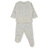 F1478 Пижама 2 Ч. Happy Animal 0 3m 62cm Beige Bebetto