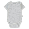 T4181 Боди К.р. Happy Animal 0 3m 62cm Grey Bebetto