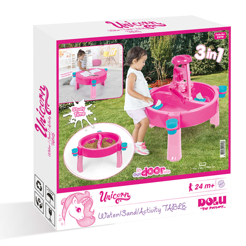 Маса Еднорог За Игра С Вода И Пясък Dolu