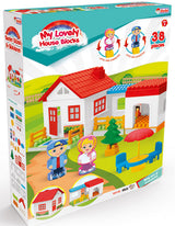 Constructor DIY House Piese Mari 36 El. 38X13X42
