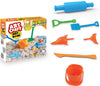 Set de plajă Kinetic Sand 500G și 7 scule 22X6X22