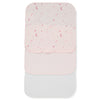 C1038 Кърпи 3 Бр Organic Lazzzy Sheep Розов Bebetto