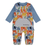 K4537 Overál Blúzzal Animal Story 12-18m 86cm Bebetto