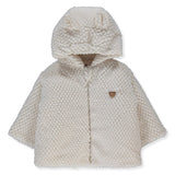 K4622 Dzseki kapucnis ekrü Sleeper Baby 12 18hó 86cm Bebetto