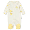 T3799 Kezeslábas H.u. Csibe Csibe Ekru 1 3hó 62cm Bebetto