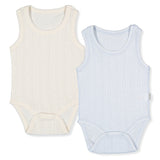 T3871 Боди Потник 2бр Basic 25 Син 9 12м 80см Bebetto