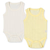 T3871 Боди Потник 2бр Basic 25 Жълт 9 12м 80см Bebetto