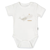 T3887 Боди К.р. Whales Сив 0 3м 62см Bebetto