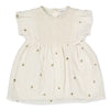 K4772 Sweet Lemon ruha, sötét ekrü, 24-36hó, 98cm, Bebetto