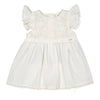 K4830 Рокля Crinkle Екрю 18 24м 92см Bebetto