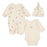 Z1028 К Кт 3ч Little Lamb Екрю 0 3м 62см Bebetto