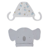 C1134 Шапка 2бр Stars And Koalas Сив 0 6м 43см Bebetto