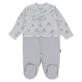 T3950 Stars And Koalas Szürke Overál 3-6hó 68cm Bebetto