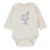 T3986 Bebetto Mini Bee hosszú ujjú body, lila, 9-12hó