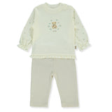 F1457 K Kt 2r Organic Cute Bear Bézs 9-12h Bebetto
