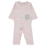 F1458 Пижама 2ч Organic Sleepy Sheepy Pink 0 1m Bebetto