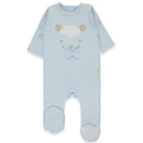T4068 Organic Sleepy Sheepy kék kezeslábas 0-1m Bebetto