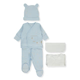Z1074 K Kth 5db Organic Sleepy Sheepy kék prematur Bebetto