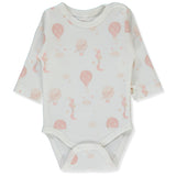 T4035 Боди Д.р. Organic Born With Love Ecru 6 9m Bebetto